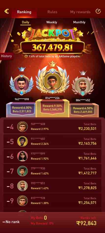 AA Game APK download interface and install process on Android device